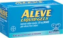 Abve Liquid Gels with Naproxen Sodium, 220 מ"ג (NSAID) Pain Reliever / Fever reductionr, 80 Count (Pack of 2)