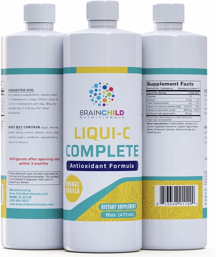 דיאטת המוח Liqui-C Complete 16oz