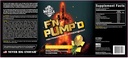 "Merica Labz F'N Pump"D Stimulant Free, Nitric Oxide, Fully Dosed, Pump PreWorkout אבקה (20 משרתות)