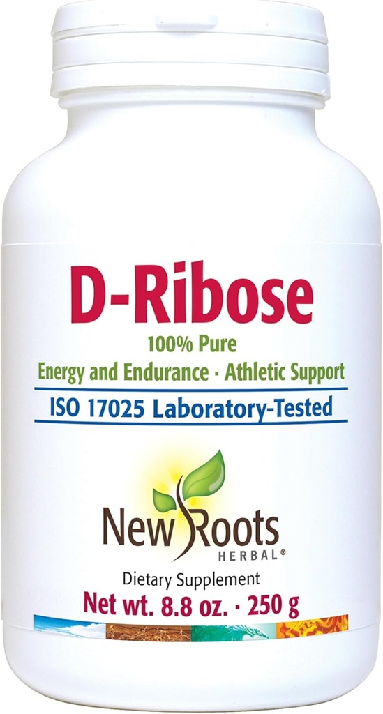 חדש ROOTS HERBAL - D-Ribose אבקת 250g - D Ribose תוסף