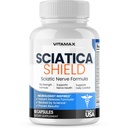 תוסף תמיכה עצבית - 10x Formula Alpha Lipoic Acid Folic Acid, Turmeric, Glucosamine, MSM, ויטמין B Complex - Made in USA - 60ct