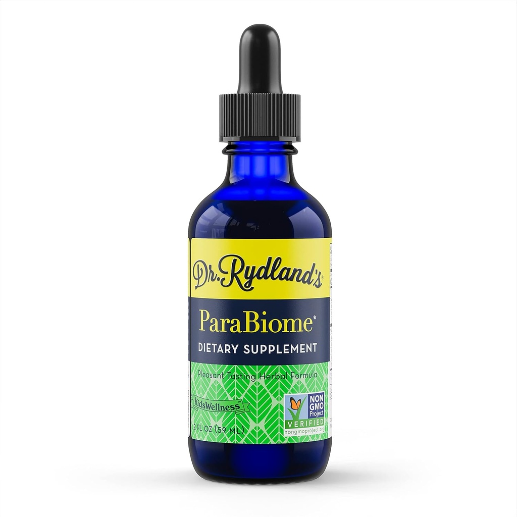 Dr. Rydland's Herbal Supplement | נוצר על ידי ילדים, יעיל על מבוגרים וילדים | ParaBiome Advanced Cleanse and Digestive Support
