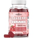 AGE Cranberry Gummies Urinary Tract Health Gummies 1000 מ"ג - תמיכה Bladder, Kidney, UTI - Vegetarian (Cranberry 60 חניכיים)