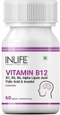 ויטמין B12 עם B1, B5, B6, Alpha Lipoic Acid ALA, Folic Acid, Inositol תוספים - 60