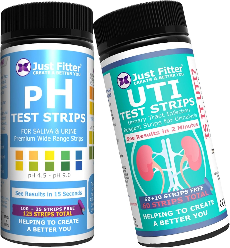pH ו UTI Urinary Tract זיהומים Test Strip Bundle. תוצאות פשוטות, מהירות ויעילות. דף הבית - Stick Kit