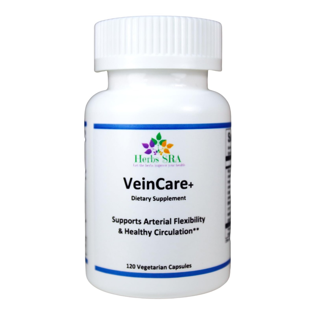 -VeinFlex Herbal תוסף - תמיכה טבעית עבור וטרינרים בריאים - Rutin, סוס צ'סטגוז, Grape Seed, Bilberry, Nattokinase. מקדם תפקוד וין אופטימלי, תמיכה ב Circulation.
