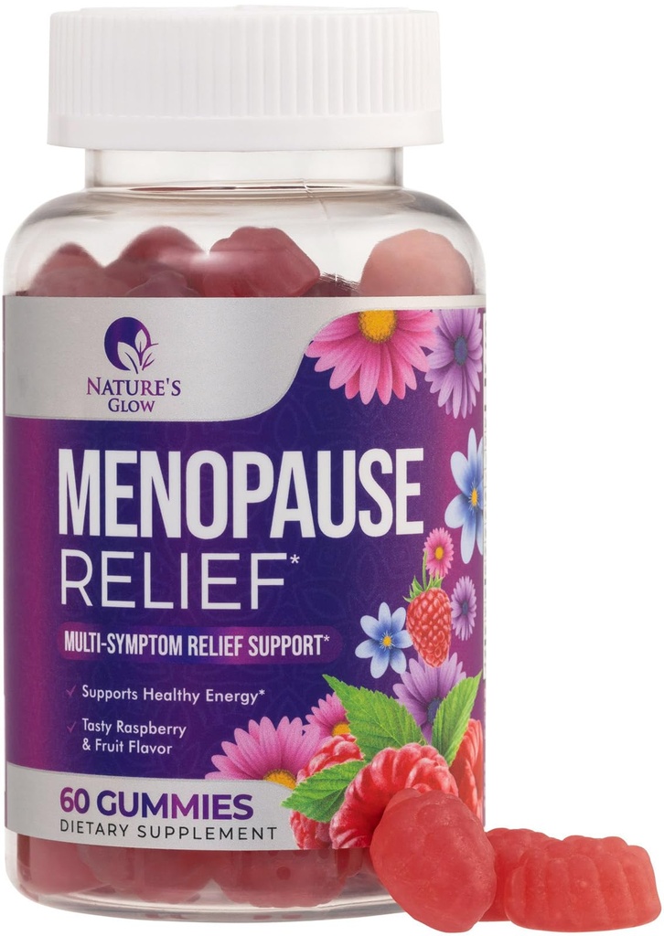 תוסף Menopause עבור נשים - שלם Multi-Benefit Menopause חניכיים עבור מילד חם פלאשס & Night הזעה, Natural Balance & אנרגיה תמיכה, ויטמינים מנופסאל, non-GMO - 60 מסטיקים