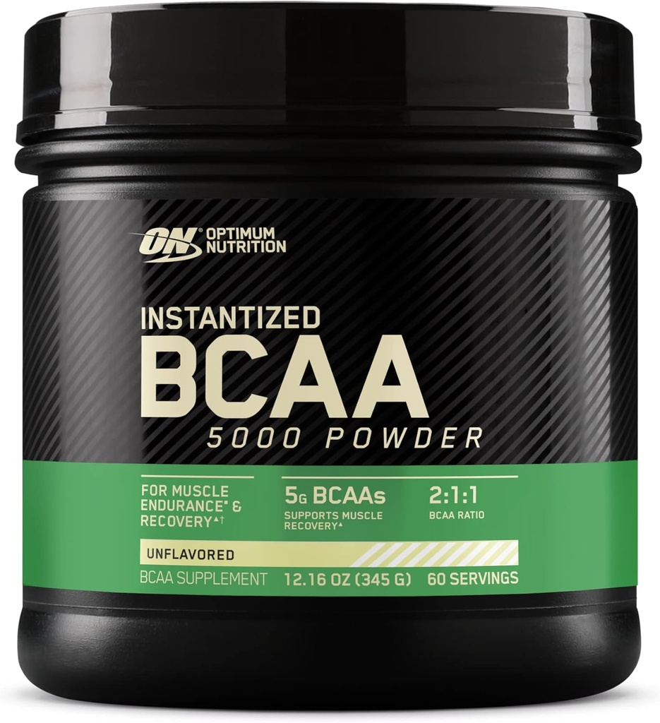 אופטימוס תזונה מיידית אבקת BCAA 5000mg, Unflavored, Keto Friendly, 60 משרתים