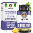 הקודם Bliss Quercetin עם Bromelain | Quercetin 1000 מ"ג Bromelain 200 מ"ג לשרת | תמיכה במערכת החיסון, בריאות משותפת, בריאות הנשימה וסך הכל - 120 קפסולות