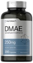 Horbaach DMAE תוסף | 250mg | 200 קפסולות | Non-GMO,ten Glu | DMAE Bitartrate