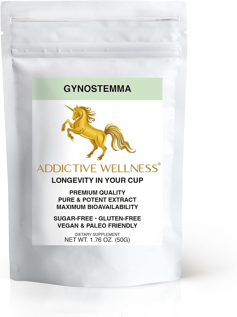 תוספת מזון Gynostemma Extract אבקת - Pure & Potent Jiaogulan הסתגלות עבור אנרגיה, 1 Packet