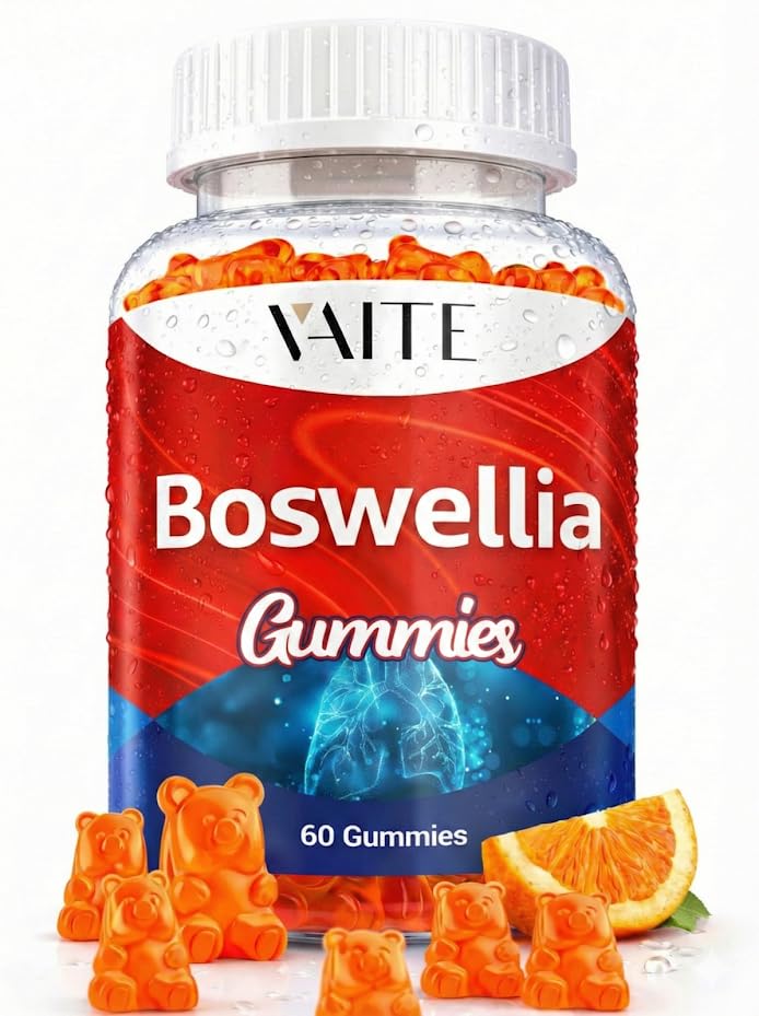 VAITE Boswellia Serrata לחלץ חניכיים 1200 מ"ג - תוספת תמיכה משותפת עם פרנקינקנס הודי, Boswellic Acid, ופלט צמחי, Vegetarian for Women and Men, Non-GMO, Gluten-Free גלוטן
