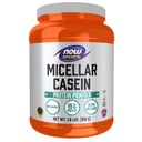 עכשיו מזונות ספורט תזונה, Micellar Casein 19 g, שחרור איטי, אבקת Unflavored, 1.8-Pound