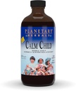 Herbals Planetary Herbals Calm Child Herbal Syrup - כולל Soothing הבוטנים Chamomile, Lemon Balm, Catnip & More - 8oz