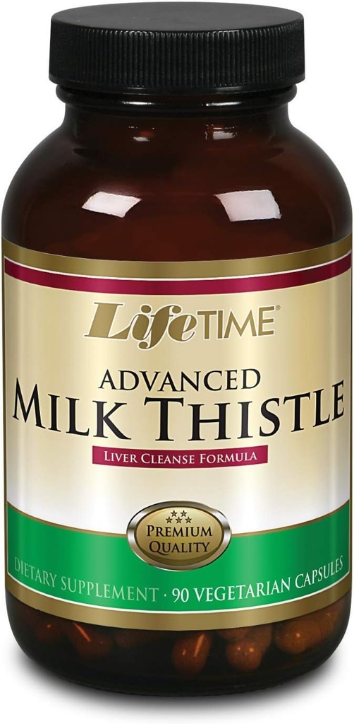 LifeTIME Milk Thistle Band Liverנקה פורמולה | With Dandelion Root and Turmeric (90 CT)