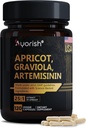 גרף 1000 מ"ג עם Soursop Graviola & Artemisin לחלץ קפסולת (120 Count), Non-GMO