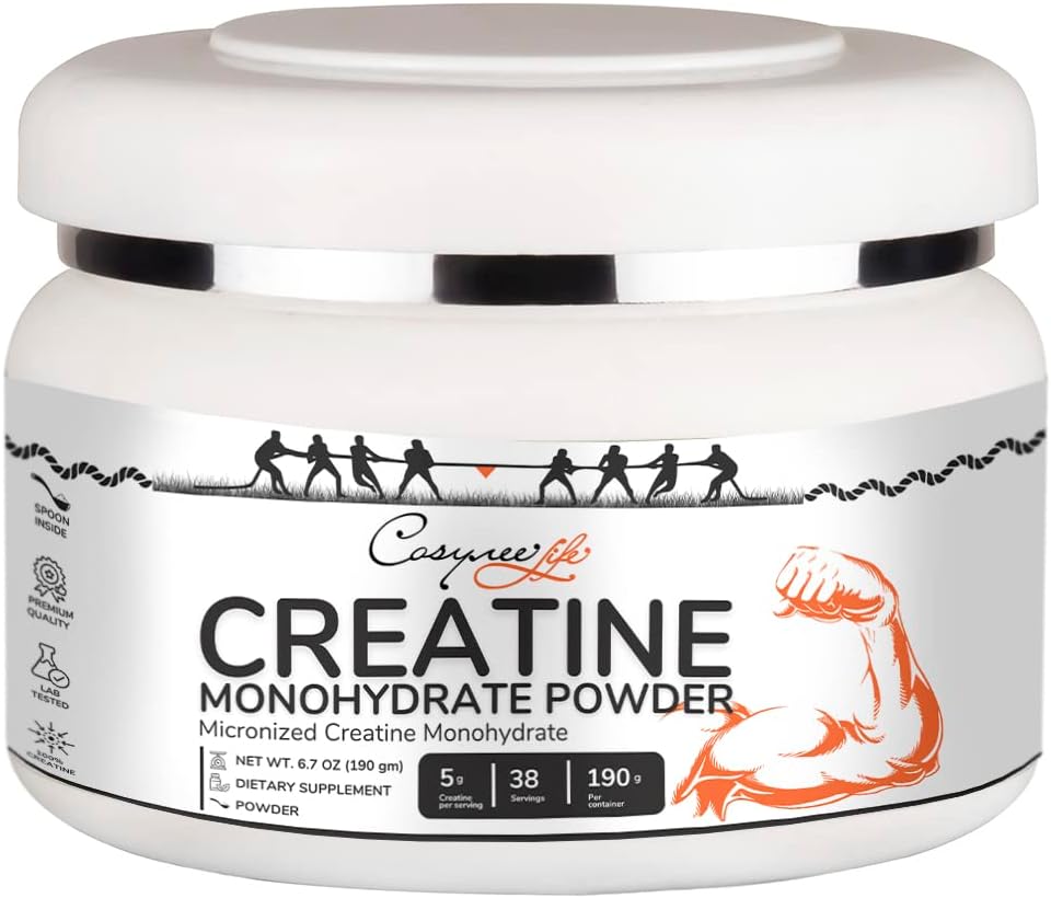 cosynee Creatine Monohydrate אבקת Micronized (6.7oz (190g)
