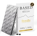 מבוסס Shilajit | Pure Shilajit Tablet עם Max Potency, Energy & Immune Support for Men and Women Trace מינרלים, 60 טבליות