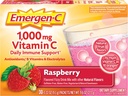 Emergen-C (30 הרוזן, Raspberry Flavor, 1 חודש אספקה) תוספת תוספת תוספת Fizzy שתו לערבב עם 1000 מ"ג ויטמין C, 0.32 Ounce Packets, Caffeine חינם