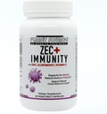 ZEC+ Immunity - ויטמינים למבוגרים עם Zinc, Elderberry ווויטמין C - Natural Elderberry Immune תמיכה תוספת לחיים בריאים - 90 Count Veggie קפסולות
