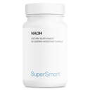 סופר חכם - NADH 5 מ"ג ליום (הופנה מהדף Nicotinamide Adenine Dinucleotide) - תוסף NADH - גלולות אנרגיה | Non-GMO & Gluten חינם - 60 נדחה קפסולות שחרור