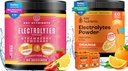 KEY NUTRIENTS Electrolytes & Multivitamin hydrotion אבקת Bundle - גוסי סטרוברי Lemonade & Tangy Orange אלקטרוליט אבקות (90 משרתים כל אחד) - סוכר חינם, Keto-Friendly, No Calorieslyte אבקות, No Calorieslyte