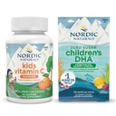 Nordic Naturals Starter Pack - Children's DHA Veg Gummy Chews וילדים ויטמין C