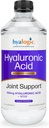 Hyalogic Hyaluronic Acid Joint Support Supplement (12 oz) - תוסף מתקדם פורמולה משותף - MSM & 100 מ"ג תוספי Hyaluronic Acid - תוספים משותפים לנשים וגברים לבריאות משותפת