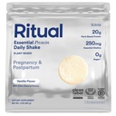 Ritual Prenatal צמח חלבון מבוסס חלבון אבקה: Choline כדי לתמוך הריון, Postpartum, & Lactation, 20g אורגני פי חלבון מחוות רגנרטיביות בארה"ב, סוכר חינם † Vanilla, 1 Lbsum, 1 Lbs.