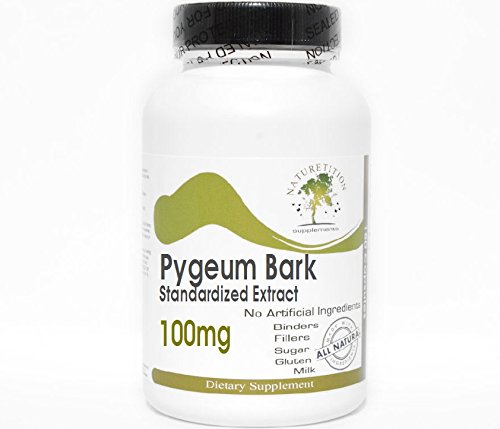 Pygeum Bark סטנדרטי לחלץ 100 מ"ג 12% Phytosterols - 100 קפסולות - No Additives - Naturetition תוספים
