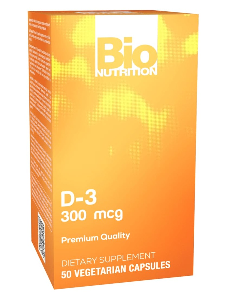 תזונה ביולוגית D3 12000 Iu Vegi-Caps, 50 Count