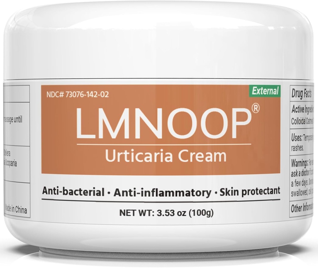 קרם Urticaria, Hives להקל פורמולה מתקדמת עבור גירוד, רדום, Pimples, Rashes, Edema ותסמיני עור אחרים