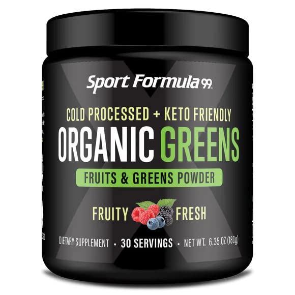 ירקות אורגניים סופרפוד אבקה, Cold Pressed Vegan and Keto אבקת, Non-GMO, Low Calorie Daily Green Juice אבקת