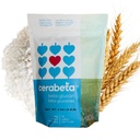 Cerabeta Barley Beta-Glucan Daily אבקת תוספי מזון, 4in-1 Natural סיבים, Single Ingredient, Sugar-Free, non-GMO.