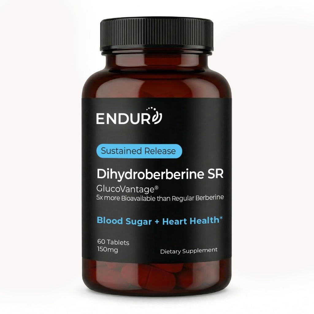 Endur Dihydroberine SR, תומך Blood Sugar Health & Metabolism, Great for Weight Management Support, Gluten Free, 150 מ"ג (60 טבליות)