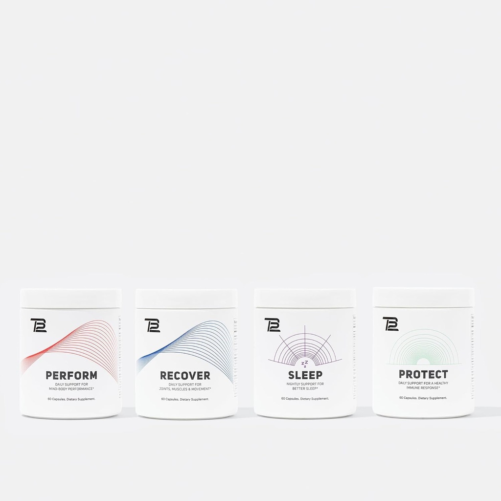 TB12 Premium תוסף Bundle - מכיל שינה, לבצע, Recover Protect
