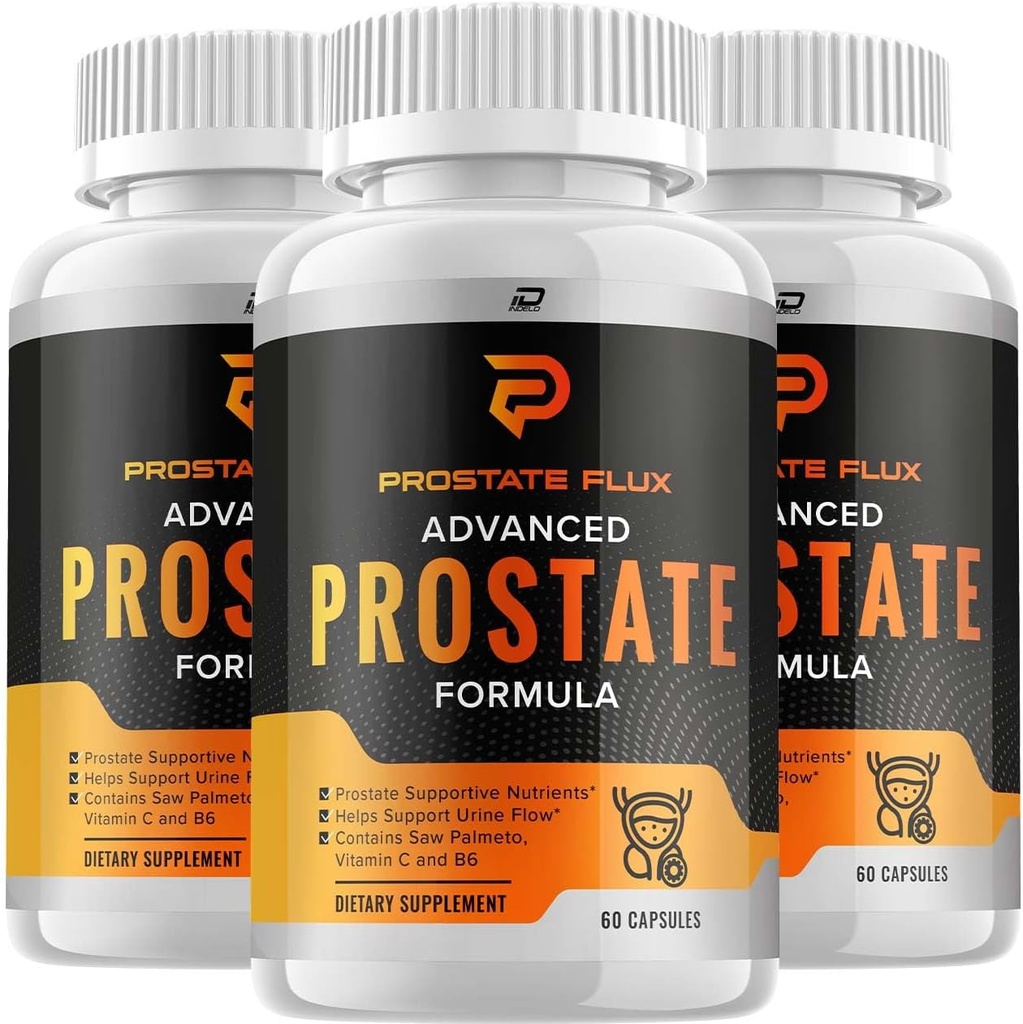 ProstateFlux קפסולות מתקדמות פורמולה, ProstateFlux Wellness פורמולה, תמיכה מלאה של Bladder רגיל פונקציות, Prostate Flux ביקורות (3 Packs - 180 קפסולות)