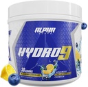 Alpha Supps Hydro 9 Aminos | EAA + hydrotion Formula | Essential Amino Acids EAAs אבקת עם BCAAs & Electrolytes 30 משרתים - Blueberry Lemonade