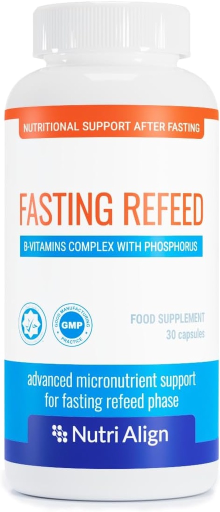 מזון מזינים-Align Fasting Refeed Multivitamin | 30 Fasting Multiוויטמין קפסולות | Multivitamin for Men & Women | ויטמין B Complex, Phosphorus & ויטמין D & C Fasting Multivitamins