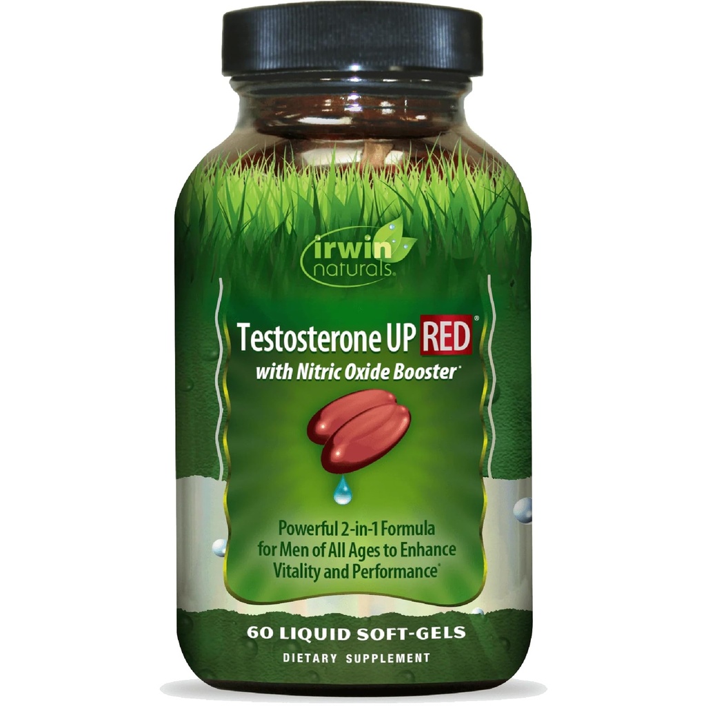 Irwin Naturals טסטוסטרון Up Red 60 Sgels