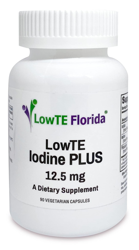 Iodine Plus 12.5 מ"ג - 90 קפסולות צמחוניות לאנרגיה, Mood ותפקוד גוף בריא | תוספת Iodine לחיזוק שיער, ריחות ושיניים