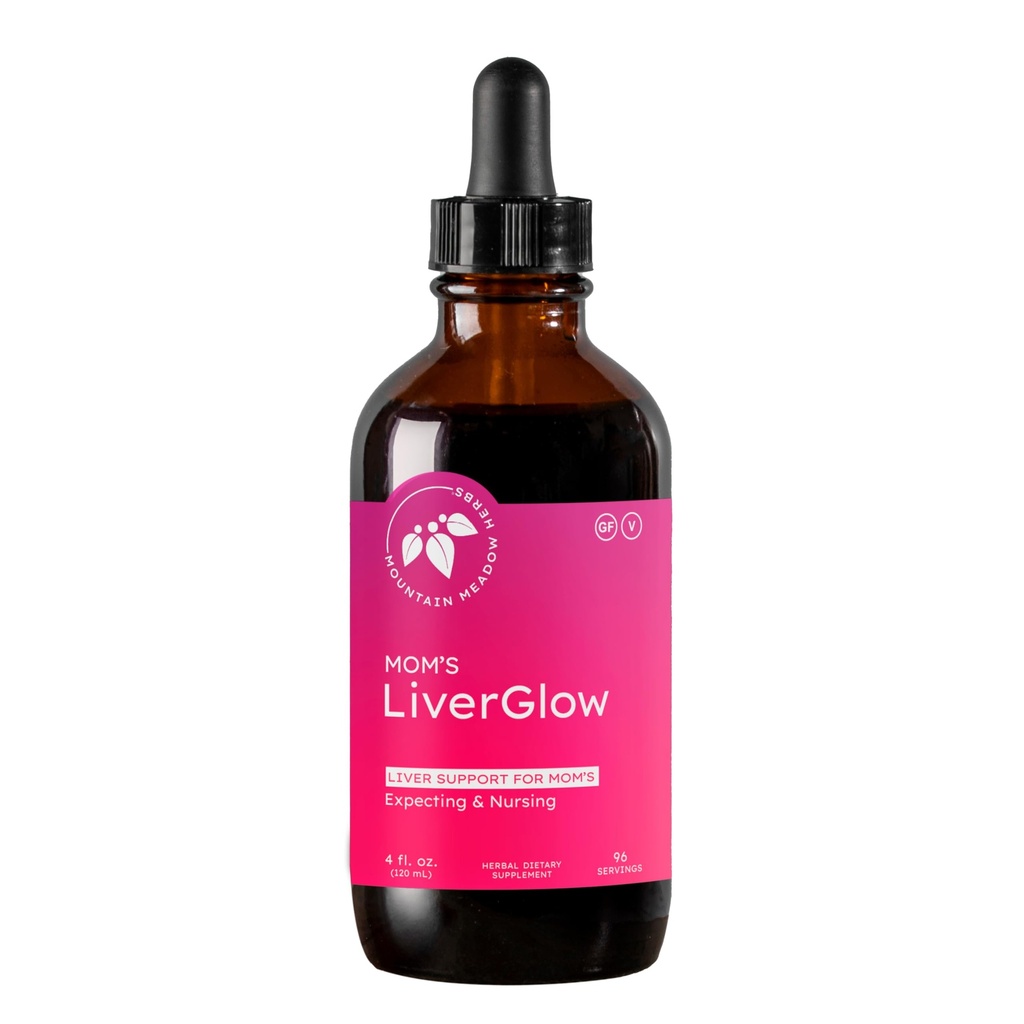 Mountain Meadow Herbs Mom's Liver Glow, Advanced Detoxifier and Regenerator כדי לתמוך בבריאות Liver ותפקוד - 4 oz - עבור Liver מאושר
