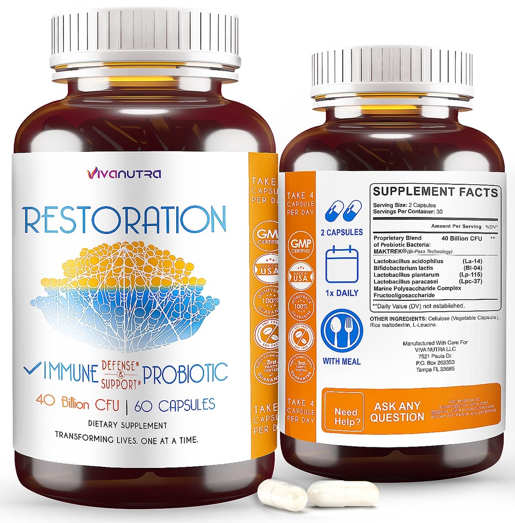 שיקום Toenail Fungus טיפול Probiotic Pills - טיפול פטריגוס עבור Toenail, פטריות פטריות תיקון כוח נוסף, Intensive Toe Nails התחדשות רגליים תוסף - חודש אספקה 60ct