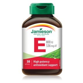 ג'יימיסון ויטמין E 800 IU, 50 Softgels