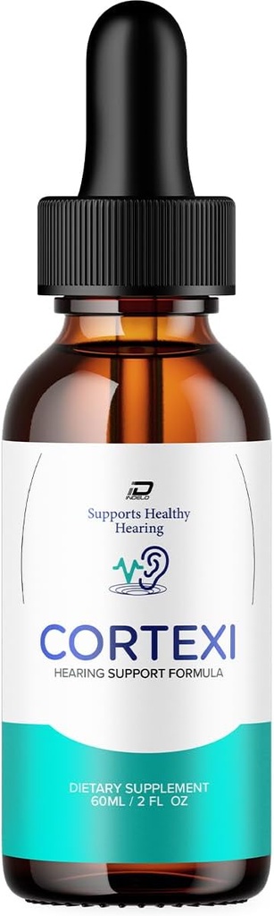 Cortexi Tinnitusאוזן טיפות - Cortexi 24, Cortexi Liquid Drops, Cortexi Reviews, Cortexi Drops for Ear Relief (1 Pack - 60 ML)