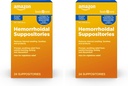 מחפירים בסיסיים של טחורים, הקלה מ Burning, גירוד ו Discomfort of Hemorrhoids, 24 Count (Pack of 2)