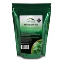 Zokiva Nutritionals - Nettle Leaf Tea Bags Mega Pack - 100 Premium Quality Convenient אורגנית Herbal Tea Bags - Caffeine-חופשי וידידותי טבעוני ב- Resealable Stand Up Zip Lock Pouch