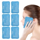 NewGO Mini Ice Packs (6 Packs) Gel Cold Packs for Injuries Reusable, Face Ice Pack עבור Face Surgery, שיניים כאב, עיניים עייפות, ה-Bos Boos, Bruises, Headaches, Breastfeeding 4.5