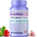 Probiotics for Women,Promotes Ph Balance,Healthy Vaginal Odor & פלורה,Urinary Tract Health with Prebiotics & Lactobacillus Probiotic 30 מיליארד CFU, 60 קפסולות