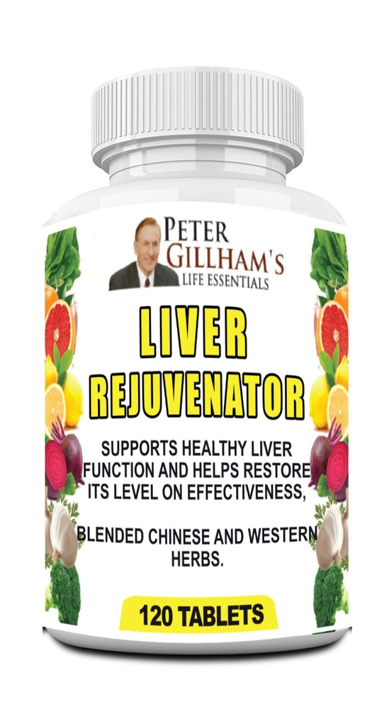 Liver Rejuvenator 120 טבליות, 40 משרתות את All Natural Non-GMO Herbal Band 780 מ"ג Liver ניקויse, Liver Support Made in the USA Peter Gillham's Life Essentials